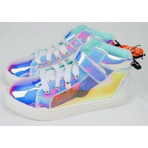 NWT Wonder Nation Girls Translucent HiTop Sneakers
